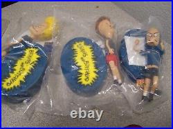 VTG Beavis & Butthead lot of 3 action figures Factory sealed with talk chips