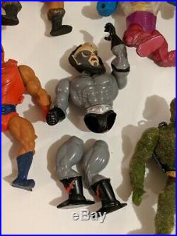 VTG Bulk LOT 1980s HE-MAN Masters Of The Universe Action Figures Toys 50 pcMOTU