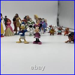 VTG Disney Mixed Lot of 50 Pvc Plastic Figures Cake Toppers Figurine Toys 1 4