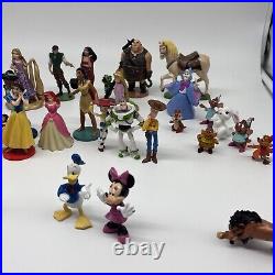 VTG Disney Mixed Lot of 50 Pvc Plastic Figures Cake Toppers Figurine Toys 1 4