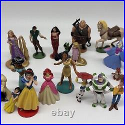 VTG Disney Mixed Lot of 50 Pvc Plastic Figures Cake Toppers Figurine Toys 1 4