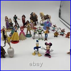 VTG Disney Mixed Lot of 50 Pvc Plastic Figures Cake Toppers Figurine Toys 1 4