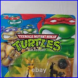 VTG HTF Halfcourt Figure NIB Teenage Mutant Ninja Turtles Unpunched Clear Bubble