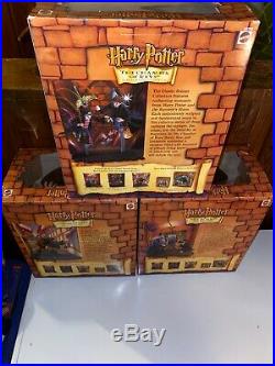 VTG Harry Potter Mattel Toy Figures-Mirror Erised, Chamber Of Keys, Hagrids Gift