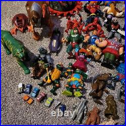 VTG Huge Lot 174pcs All 80s MOTU/TMNT/STARWARS/MICRO MACHINE Figures Toys