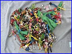VTG LOT 20 LBs Bendable Poseable Looney Tunes Gumby Rabbit Cartoon Toy Figures
