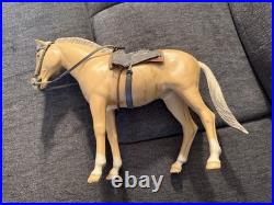 VTG LOUIS MARX 60's Johnny West PANCHO Horse Pony Action Figure 9 USA palomino