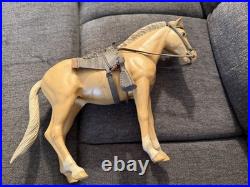 VTG LOUIS MARX 60's Johnny West PANCHO Horse Pony Action Figure 9 USA palomino