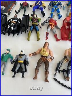 VTG Marvel X-Men Transformer Wolverine Batman Toy Biz Kenner Action Figure Lot