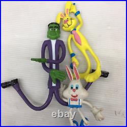 VTG & Modern 15 lb LOT Bendy Poseable Toy Figures Easter Holiday Muppets Gumby