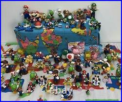 VTG & Modern LOT 102 Nintendo Super Mario Action Toy Figures Cake Toppers Used