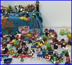 VTG & Modern LOT 102 Nintendo Super Mario Action Toy Figures Cake Toppers Used