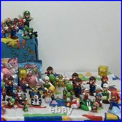 VTG & Modern LOT 102 Nintendo Super Mario Action Toy Figures Cake Toppers Used