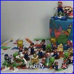 VTG & Modern LOT 102 Nintendo Super Mario Action Toy Figures Cake Toppers Used