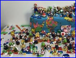 VTG & Modern LOT 102 Nintendo Super Mario Action Toy Figures Cake Toppers Used