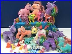 VTG & Modern LOT 27 My Little Pony G1 G2 Plush Dolls & Toy Figures 80s 90s 00s