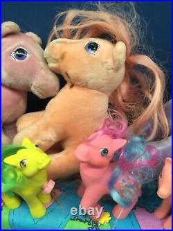 VTG & Modern LOT 27 My Little Pony G1 G2 Plush Dolls & Toy Figures 80s 90s 00s