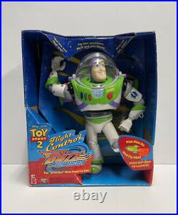 VTG NEW NIB 1999 Mattel Toy Story 2 Flight Control Buzz Lightyear Figure