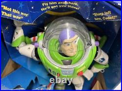 VTG NEW NIB 1999 Mattel Toy Story 2 Flight Control Buzz Lightyear Figure