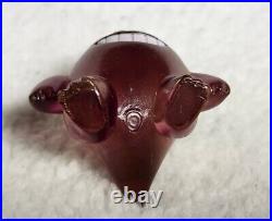 VTG Pokemon Gengar Tomy Figure Clear Translucent Red Burgundy Toy 2 Moncolle