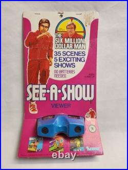 VTG RARE 1973 Vintage Kenner Six Million Dollar Man See A Show Viewer MIC CLEAN