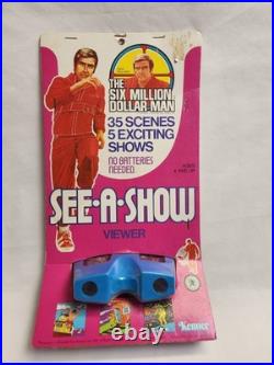 VTG RARE 1973 Vintage Kenner Six Million Dollar Man See A Show Viewer MIC CLEAN