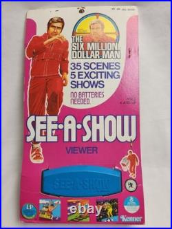 VTG RARE 1973 Vintage Kenner Six Million Dollar Man See A Show Viewer MIC CLEAN