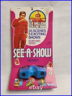 VTG RARE 1973 Vintage Kenner Six Million Dollar Man See A Show Viewer MIC CLEAN