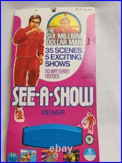 VTG RARE 1973 Vintage Kenner Six Million Dollar Man See A Show Viewer MIC CLEAN