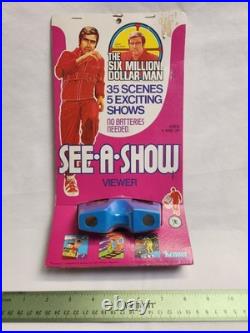 VTG RARE 1973 Vintage Kenner Six Million Dollar Man See A Show Viewer MIC CLEAN
