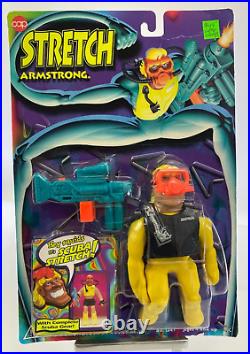 VTG STRETCH ARMSTRONG Scuba Action Figure Yellow Suit CAP TOYS 1994 #1247 DS31