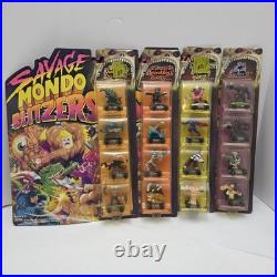 VTG Savage Mondo Blitzers Kenner 1991 Lot Of 4 Unopened In Original Packaging