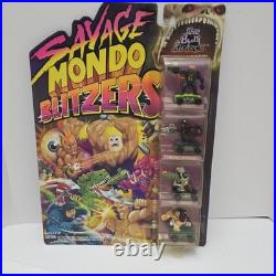 VTG Savage Mondo Blitzers Kenner 1991 Lot Of 4 Unopened In Original Packaging