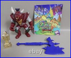 VTG TMNT Warriors of the Forgotten Sewer WARRIOR BEBOP with Comic Statue & Axe
