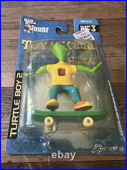 VTG TOY MACHINE TURTLE BOY ACTION FIGURE Lot of 2 SKATEBOARDING ED TEMPLETON 1 2