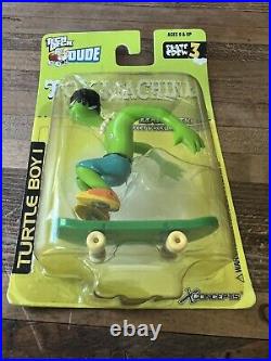 VTG TOY MACHINE TURTLE BOY ACTION FIGURE Lot of 2 SKATEBOARDING ED TEMPLETON 1 2