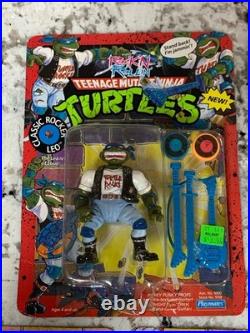 VTG Teenage Mutant Ninja Turtles Figures MOC Slash April Space Cadet Pizza Face
