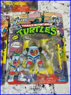 VTG Teenage Mutant Ninja Turtles Figures MOC Slash April Space Cadet Pizza Face