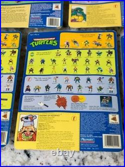VTG Teenage Mutant Ninja Turtles Figures MOC Slash April Space Cadet Pizza Face