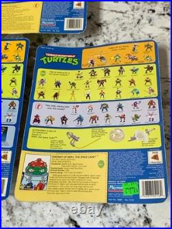 VTG Teenage Mutant Ninja Turtles Figures MOC Slash April Space Cadet Pizza Face