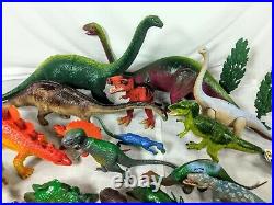 VTG Toy Dinosaurs Mixed Lot Of 51 Larami Imperial Diemer Russ Impro Toy Major