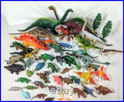 VTG Toy Dinosaurs Mixed Lot Of 51 Larami Imperial Diemer Russ Impro Toy Major