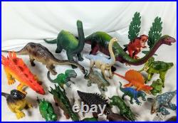 VTG Toy Dinosaurs Mixed Lot Of 51 Larami Imperial Diemer Russ Impro Toy Major