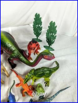 VTG Toy Dinosaurs Mixed Lot Of 51 Larami Imperial Diemer Russ Impro Toy Major
