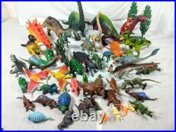 VTG Toy Dinosaurs Mixed Lot Of 51 Larami Imperial Diemer Russ Impro Toy Major