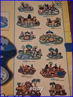 VTG WOODLAND FANTASIES Deluxe NOAH'S ARK 20 Piece Wooden Playset 32017 Bible Toy