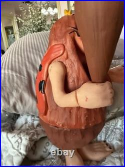 Very Rare Vintage Captain Cavern Figure 12 Inch Bootleg Vinyl Action Figure 80s