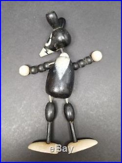 Vintage 1920's Chein Wood Ignatz KRAZY KAT Mouse Jointed Figure