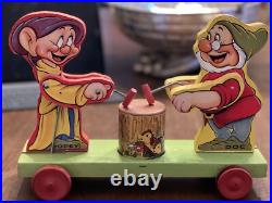 Vintage 1938'mint' Doc & Dopey Dwarfs #770 Fisher Price