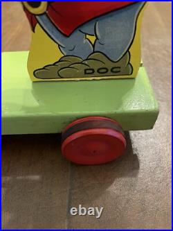 Vintage 1938'mint' Doc & Dopey Dwarfs #770 Fisher Price
